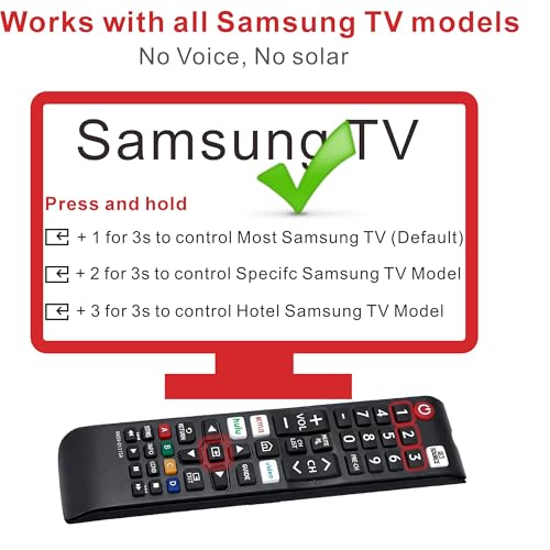 Image of Replacement for Samsung Remote Control 2026-2001, Pack of 2