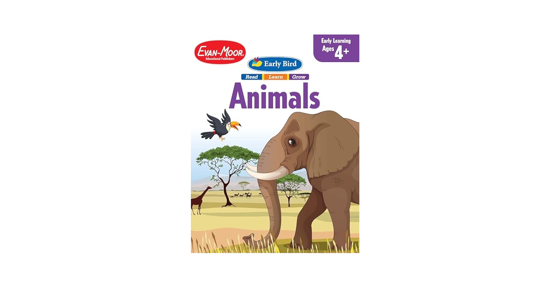 Evan-Moor Early Bird: Animals, Age 4 - 5 Workbook: Evan-Moor