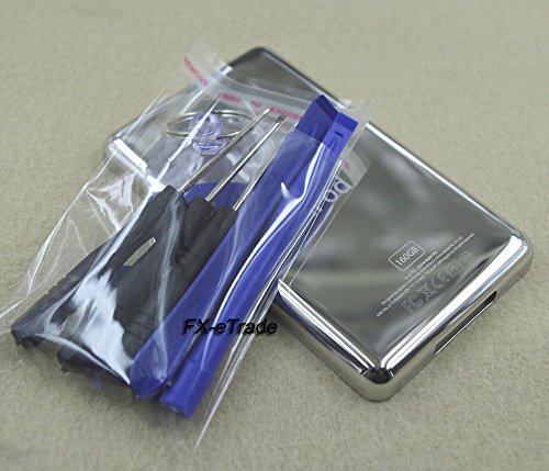 Metal Back Rear Housing Case Cover Shell Backplate for iPod 7th Gen Classic Thin Version 160gb