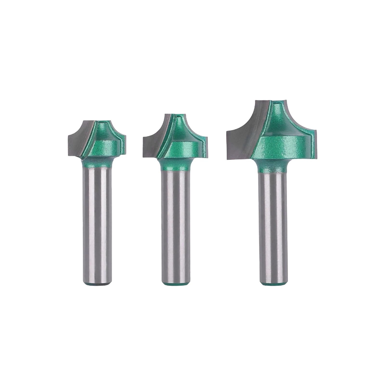 Zxfdsfdbnm 3 Piece Set A Engraving Router Bit Set With Various Profile 8Mm Shank For Wood Composite Materials Engraving Tool For Metal