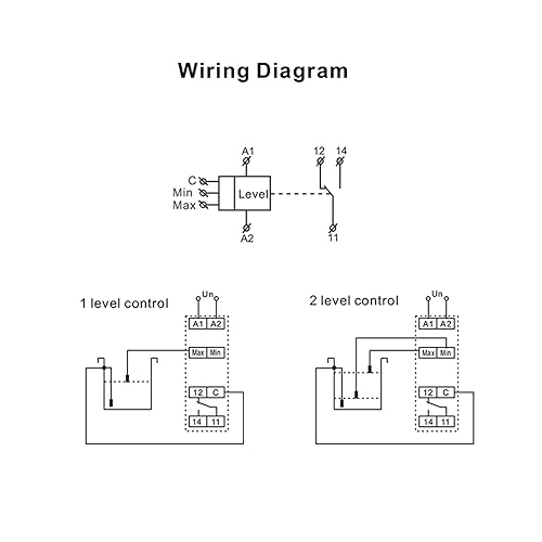 Miniatura 4 de GEYA 2 o 1 Modo de control de nivel 1SPDT Relé de control de temporizador de líquido electrónico Control de nivel de líquido 10A (GRL8-02,