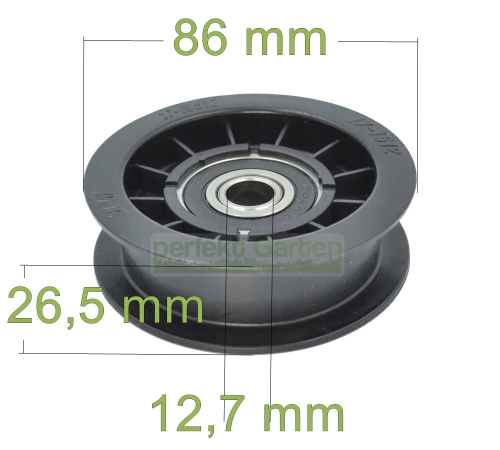 Riemenscheibe Spannrolle kompatibel mit Murray 39 40 42 46 52 Zoll Mähwerk 021409MA 91179MA