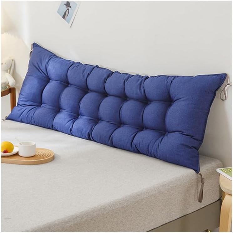 XMAYODS Almohada para cabecero de lectura, almohada de reposo en cama, almohada de apoyo de posicionamiento del respaldo, relleno extra, lavable