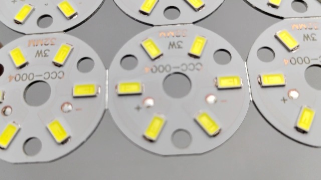 Image of 15Pcs LED Chip Bulb, 1.22 inch Dia, 6500K Warm White Bright Light, 3W, 9-11V, 5730 120ml, Aluminum LED Bulb, Without Silicon Grease, Surface Mounted Devices Light Beads, Floodlight for Camper Light Bulb