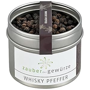 Zauber der Gewürze Whisky Pfeffer in Premium-Qualität – Grobes, scharfes Gewürz – Exotische, schwarze Pfefferkörner auch…
