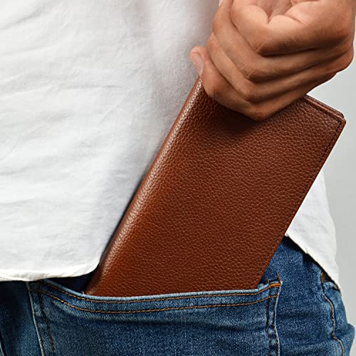 Business Wallet for luxury style and look smart Long Wallet 3 Years Warranty Brown3