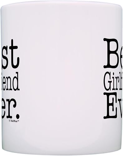 Miniatura 4 de ThisWear Regalo de cumpleaños para novia, mejor novia, regalo de 11 oz, taza de café de cerámica, taza de té, color blanco