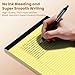 6Packs Legal Pads 8.5 x 11 Inch, 50Sheets/Pack, College Ruled & Perforated Yellow Writing Pads, Pads of Paper 8.5 x 11, Lined Note Pads with Sturdy Backing for Office, Business & School Supplies