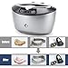 LifeBasis Professional Ultrasonic Cleaner 750ML, Ultrasonic Jewelry Cleaner 42KHz Sonic Cleaning Machine with Automatic Cleaning Timer and Watch Holder for Jewelry Glasses Coins Watches Dentures