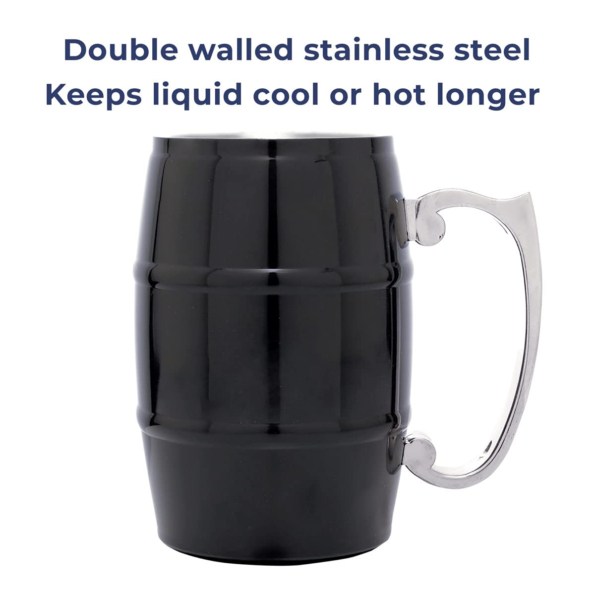 Sofia's Findings Personalized 17 oz Stainless Steel Barrel Mug