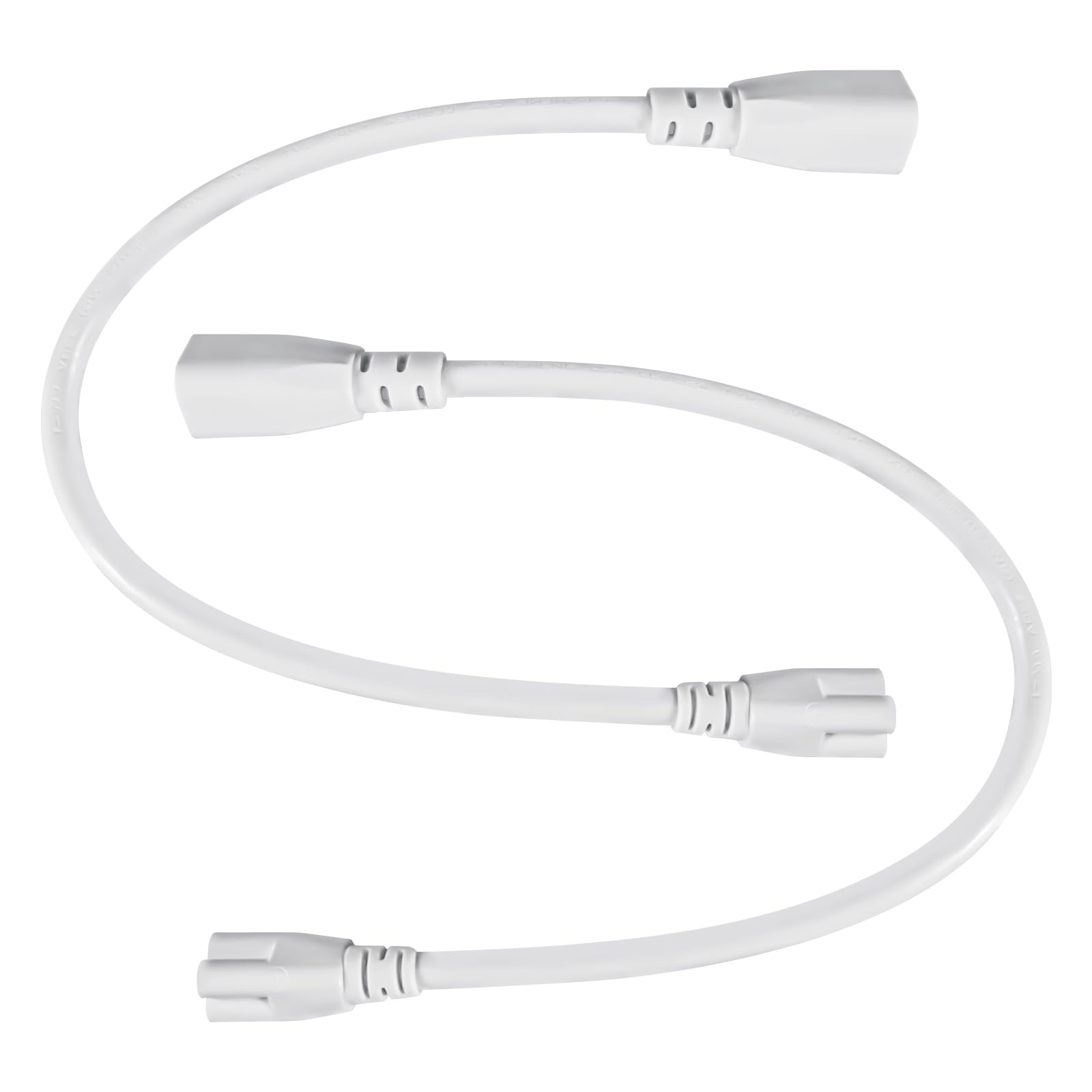 LUMILAND LED Under Cabinet Light - Additional Accessory: 2 x 12 Linking Cable, White