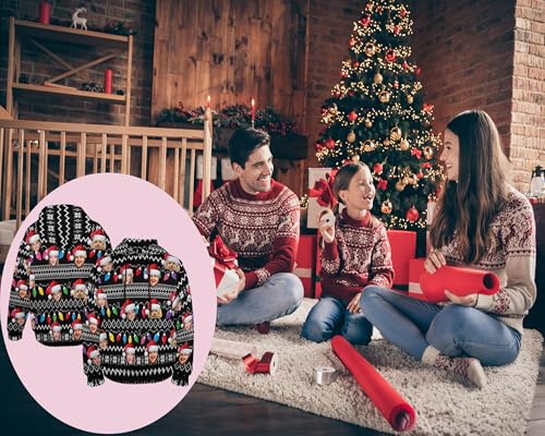 Custom Christmas Hoodies for Men Personalized Hoodies with Face Customized Pullover Hooded Sweatshirts with Pocket 6
