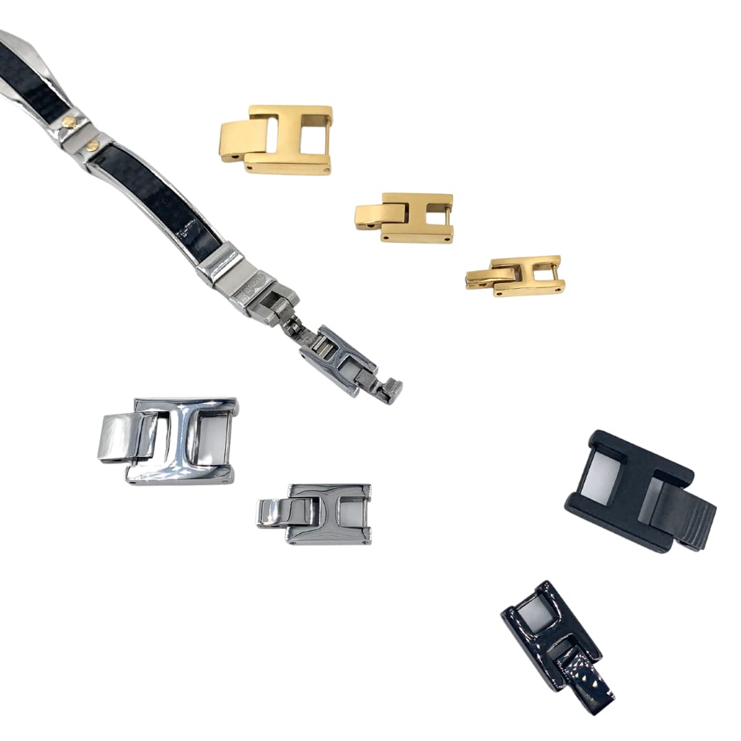 ONDEGO Schmuck Verlängerung Mit Zirkonia - 3,2 Cm Klappverschluss | Für Halsketten & Armbänder