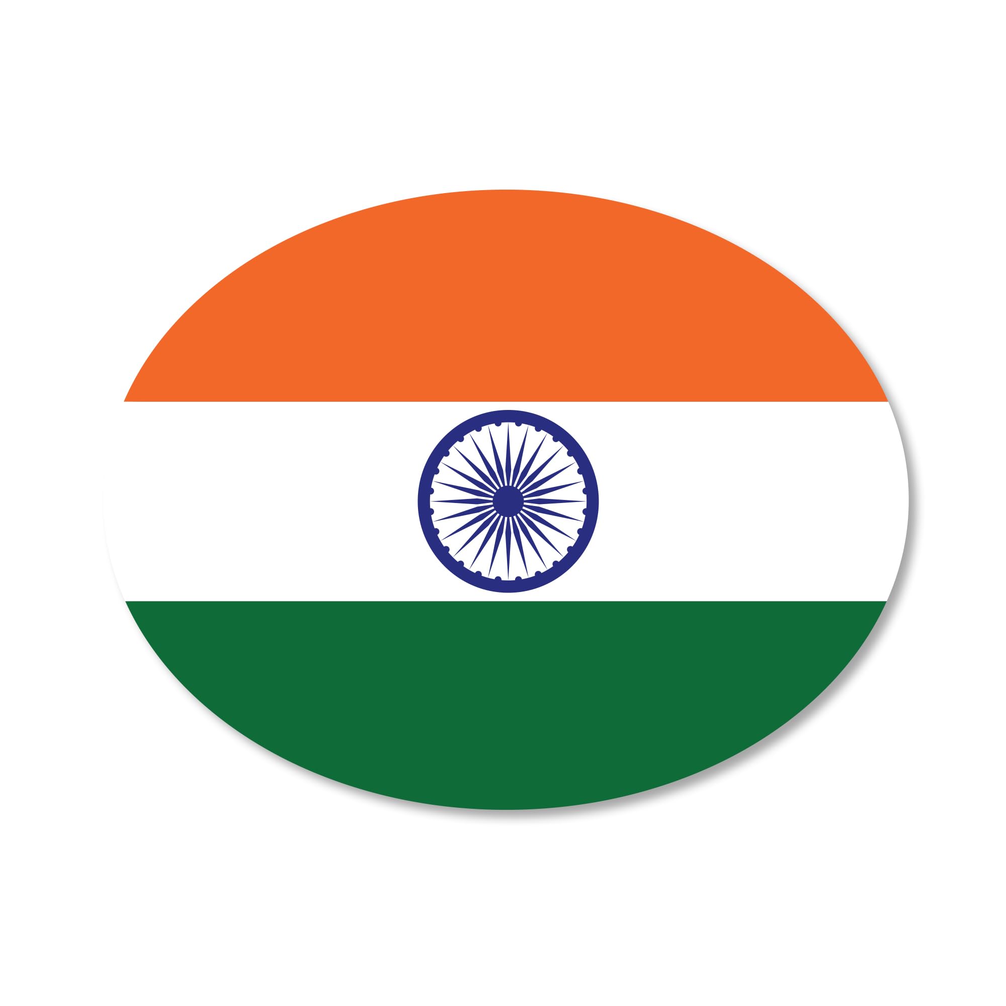India Flag Car Sticker – Indian National Flag Decal, Proud Indian Heritage Badge – Premium Waterproof, Fade-Resistant, Bubble-Free Application Vinyl Skin – Vehicle, Laptop & Travel Use (IND)