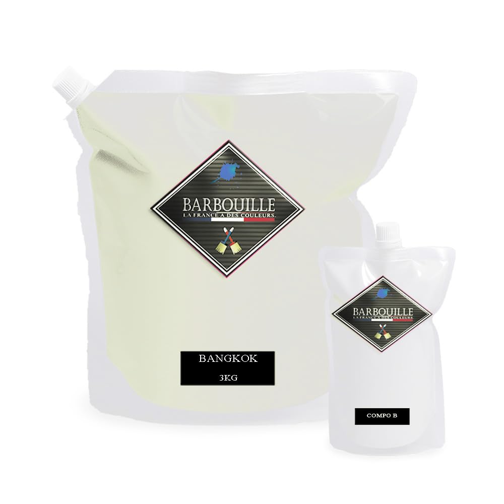 Peinture résine vert d'eau Bangkok résine epoxy bi-composants brillant 2,5 L