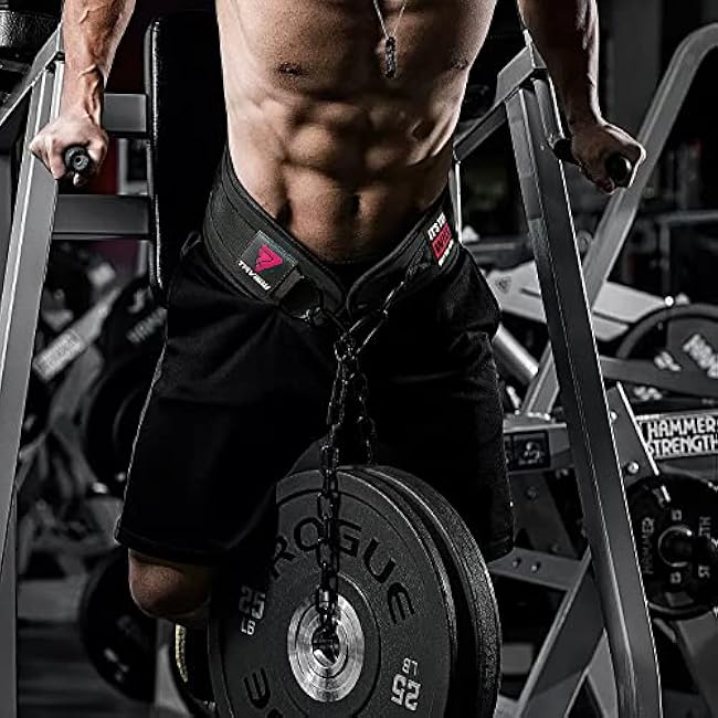 Heavy Duty Dip Belt With Chain - Weighted Pull Up Belt for Workout