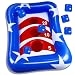 iGeeKid 36" Swimming Pool Ring Toss Games Inflatable Pool Toys Floating Toss Game for Kids Adults Floating Cornhole Board Set Swimming Toys Summer Pool Party Water Carnival Outdoor Beach Toy