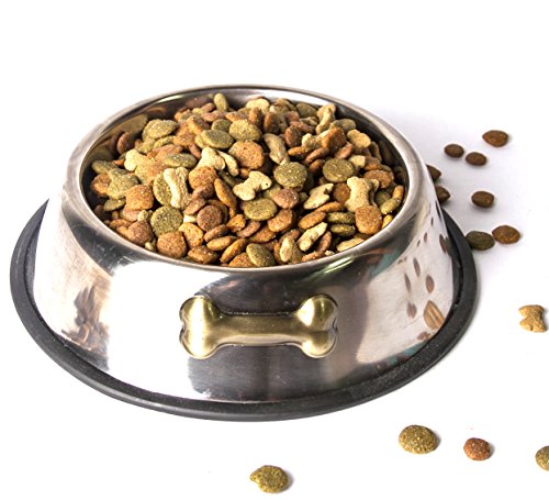 GPET Dog Bowl 32 Oz Stainless Steel Bowls with Anti-Skid Rubber Base for Food or Water Perfect Dish for Dog Puppy Cat… - Image 6