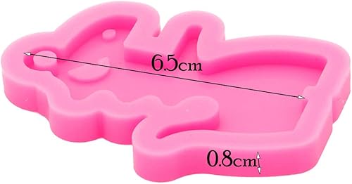 Miniatura 2 de Moldes de llavero con forma de dinosaurio, molde de silicona de resina para bricolaje, moldes de arcilla polimérica, molde de manualidades epoxi,