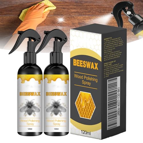 ATHNO Natural Beeswax Care Spray & Restorer,120ml,Beeswax Cleaner Spray for