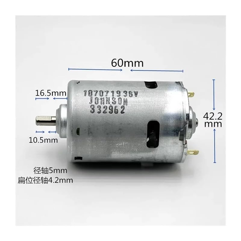 1070719 RS-755 Arrancador electrónico CC 6V 12V 18V 24V 4750RPM Rodamiento de bolas delantero 42mm Arrancador electrónico DIY Hobby Toy Model