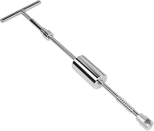 Miniatura 9 de VEVOR Kit de eliminación de abolladuras, martillo deslizante 2 en 1, barra en T, kit de reparación de abolladuras sin pintura con ranuras de acero