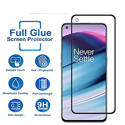 Image of MACLEN Premium HD Edge to Edge Tempered Glass for OnePlus Nored CE /OnePlus Nord 2 5G (2021) (Pack of 1)