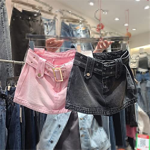 Jupe trapèze en denim gris idéale pour vos sorties citadines