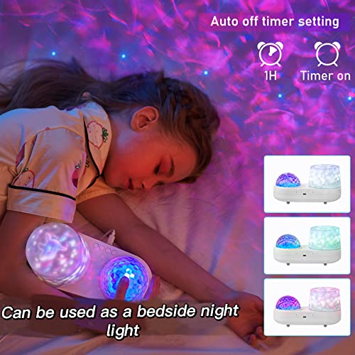 Stars Lamp Ocean Night Light Projector, Kids Galaxy Projector For Bedroom, Nebula Star Projector With Usb Cable, 360 Degree Rotation Kid Night Light Lamp For Decorating Party,Birthdays,Christmas Gifts #TOP4