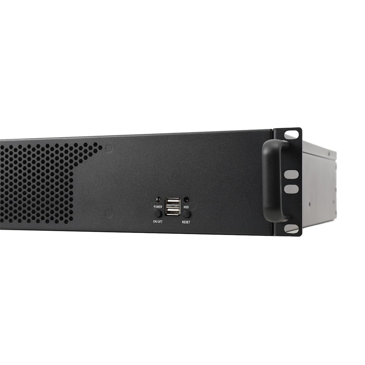 14 rack Server Chasis 2U Compatible con placas base Micro ATX/Mini ITX, armarios de pared estrechos con conexión USB, 4 ranuras