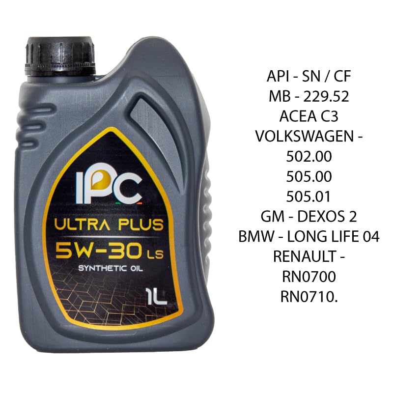 Kit tagliando 4 filtri + 8L olio 5W-30 IPC LS compatibile con Renault master iii 2.3 DCI 125 FWD Gasolio 2010-2011