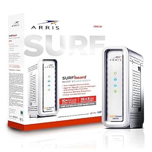ARRIS (SB8200-RB) - Cable Modem - Fast DOCSIS 3.1 32x8 Gigabit Cable Modem , Approved for Comcast Xfinity, Cox, Charter Spectrum, & more | 1 Gbps Max Internet Speed, 4 OFDM Channels - Renewed — photo 5 of 6