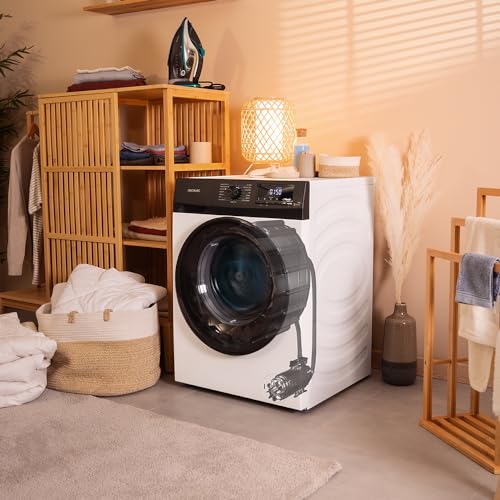Cecotec Lave linge à chargement frontal Bolero DressCode 120700 avec technologie Inverter A 1400 trmin 15 programmes classe A moteur Inverter Plus vapeur SteamMax Jet Wash. - vue 5