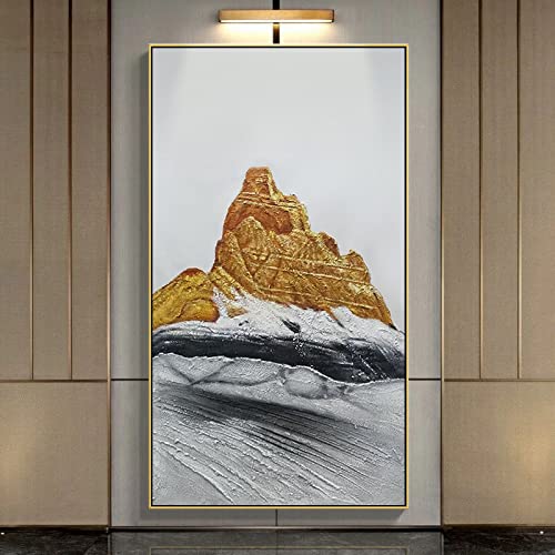 Pierre de transit porte-bonheur en peinture à l'huile sur toile