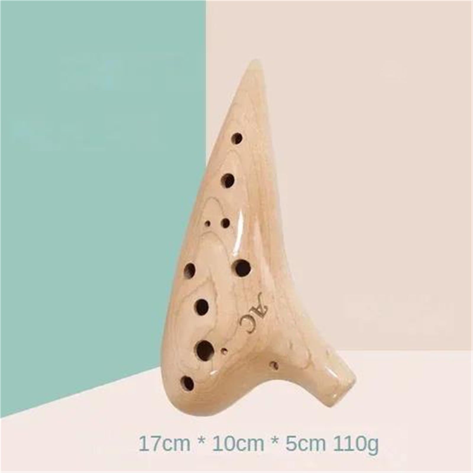 Ocarina Professionnelle Ocarina En Bois Massif, 12 Trous, Instruments De Musique Triple Ocarina Professionnel Pour Débutants, Offre Des Accessoires(12-hole 1)