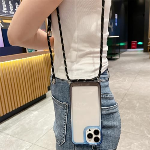 Couverture en TPU souple avec corde iPhone 14 Pro Max dégradé