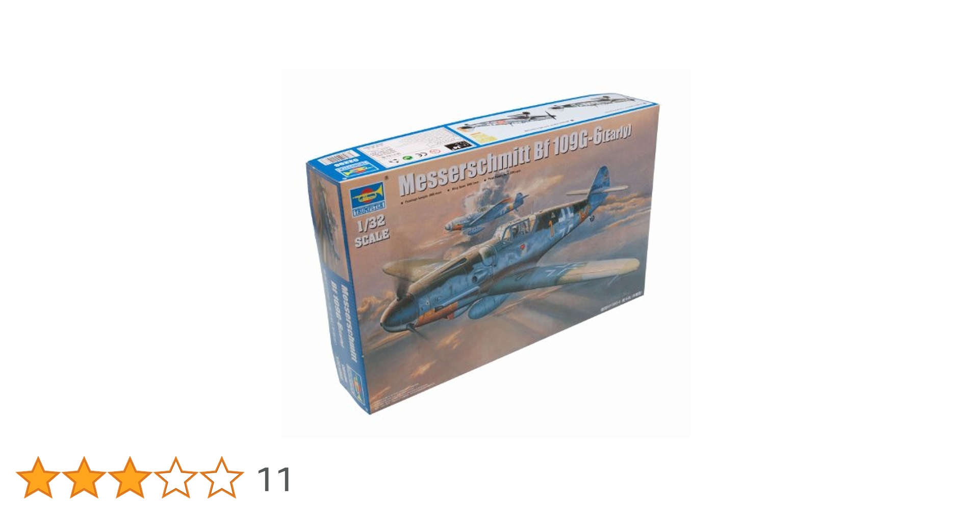 (未使用･未開封品)　トランペッター 1/32 ドイツ軍 メッサーシュミット Bf109 G-6 初期型 プラモデル tu1jdyt Amazon | トランペッター 1/32 ドイツ軍 メッサーシュミット