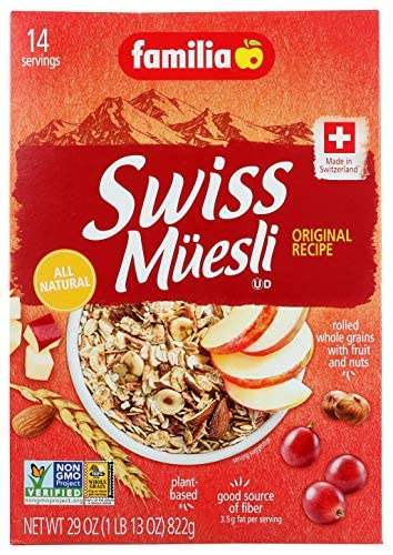 Familia Swiss Muesli Cereal, Original Recipe, 29 Ounce (3 Pack)