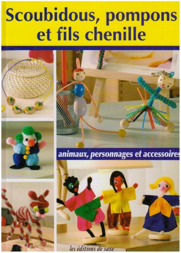 Scoubidous, pompons et fils chenille
