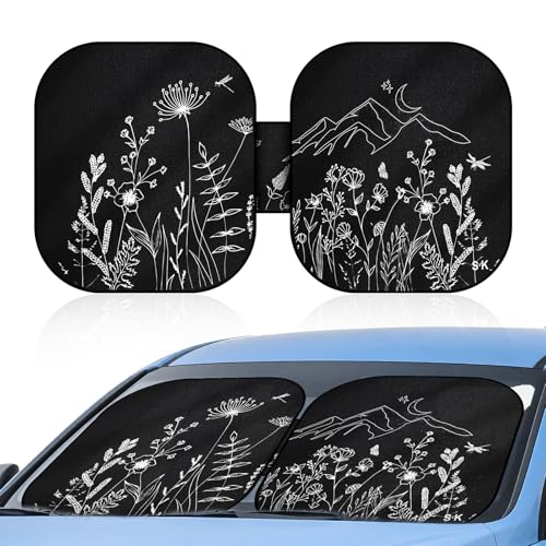Foldable Car Sun Shade Windshield for Cars，SUV, Trucks, Sedan &ndash; Reflective UV Ray Blocker and...