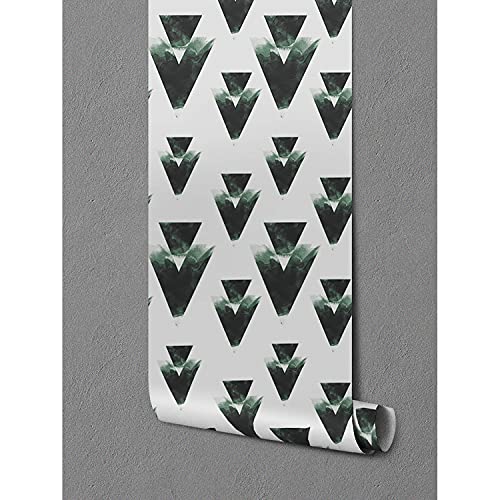 Papier peint mural premium 416x254cm triangles géométriques latex - 5
