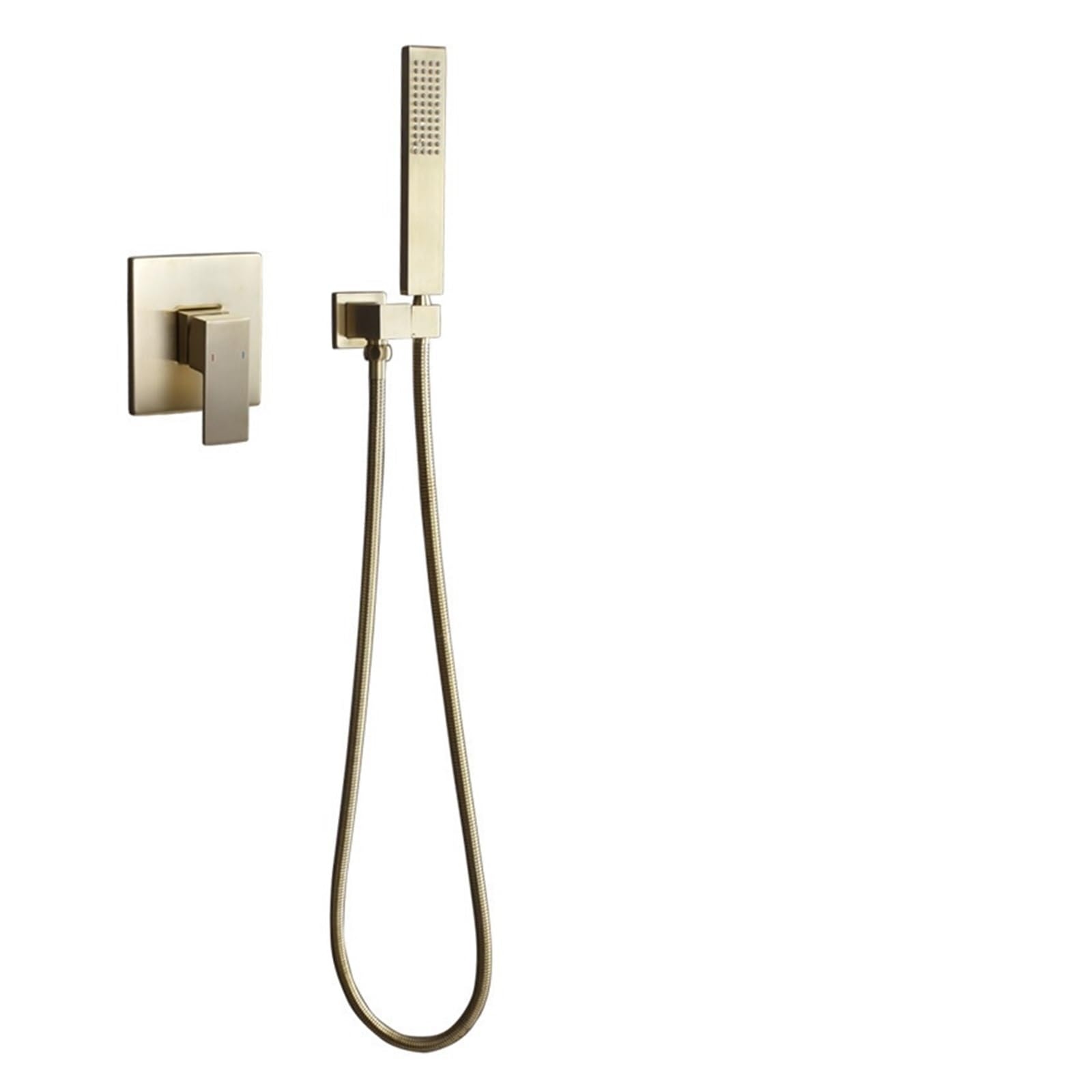 Ensemble de douche carré dissimulé pour une salle de bain style spa européen