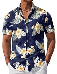 Dark Blue Aloha Flowers