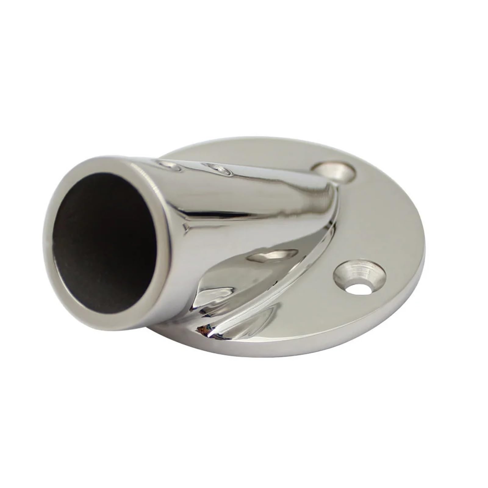 2PCS Yacht Barca Marine 30 Gradi in Acciaio Inox 316 Rotonda Guida di Base 22 Millimetri 25 Millimetri Tubo Rail Corrimano Raccordi connettori