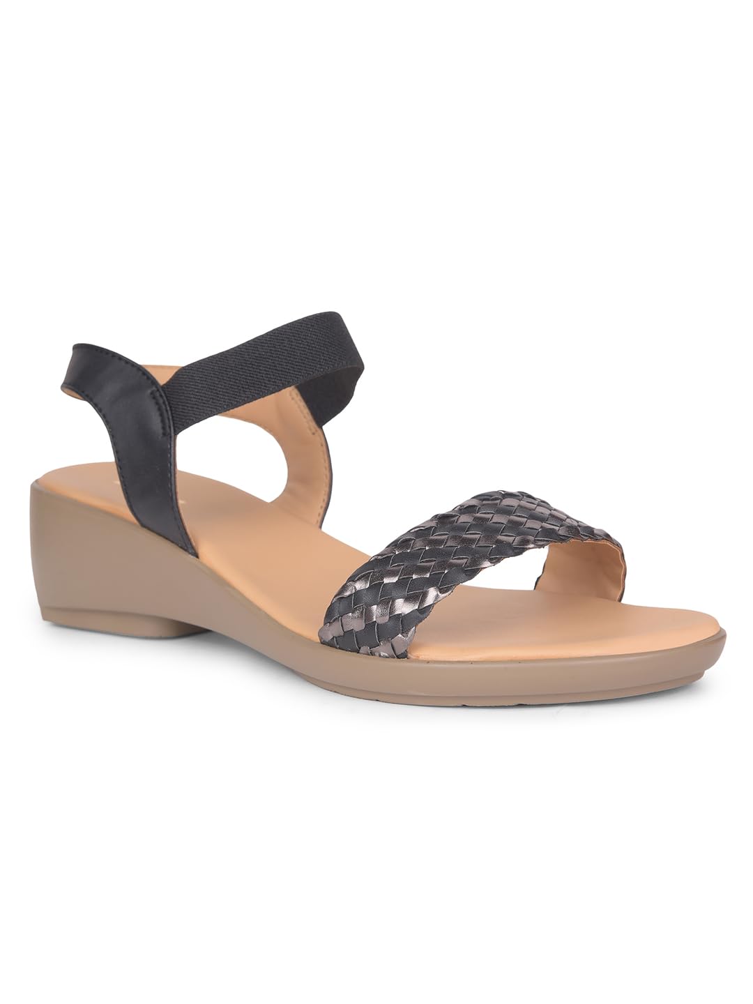 Bata Cecil Wedge Sandal Womens Casual Sandals In Black (B0CY4K6BKD) Amazon Price History, Amazon Price Tracker