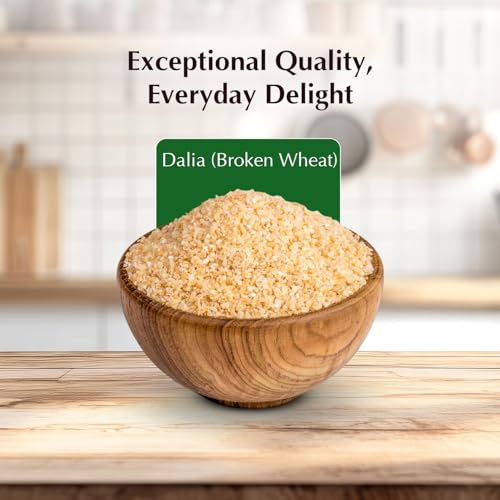 Image of Amazon Brand - Vedaka Dalia (Broken Wheat), 1 kg