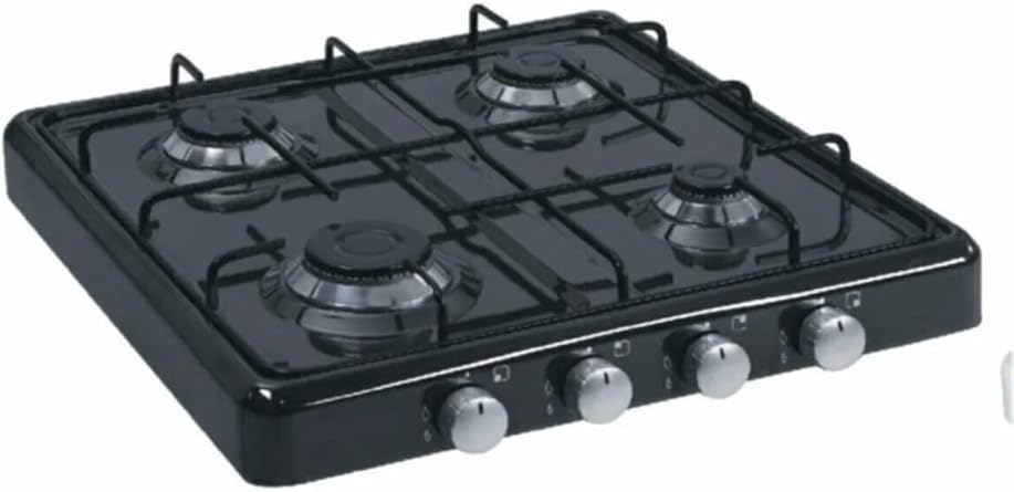 4 Gözlü Doğalgazlı Set Üstü Ocak, brc200014012025, Siyah [Enerji Sınıfı A]