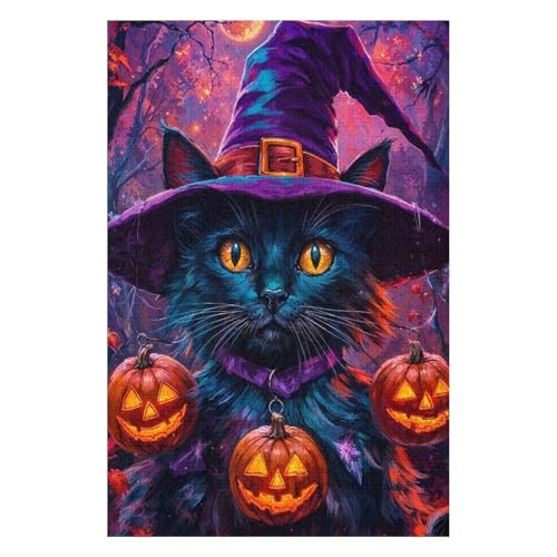 Puzzle pour adolescents 1000 PCS : le cadeau Witch Cat idéal - 3