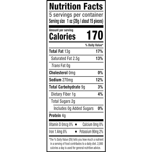 Image of PLANTERS Cashews Salt and Vinegar, 5oz Bag (Pack of 2)