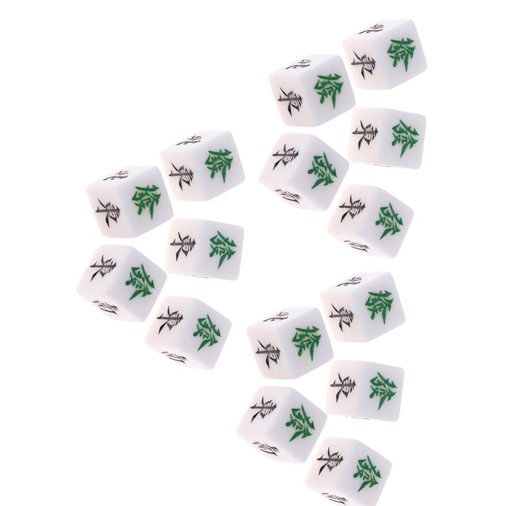 ATORSE Toy 15pcs Mahjong Dice South North East West Wind Direction Dices Mahjong Game-Toys & Hobbies-Games-Board & Traditional Games-Vintage Manufacture-image-6